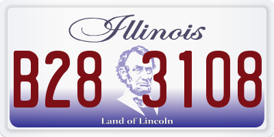 IL license plate B283108