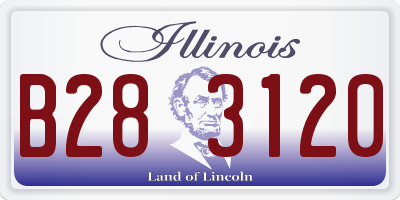 IL license plate B283120