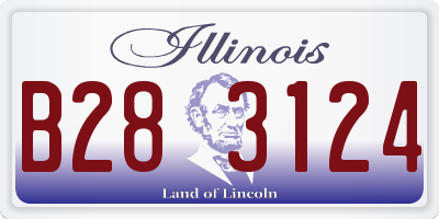 IL license plate B283124