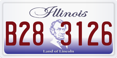 IL license plate B283126