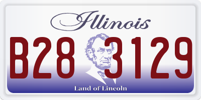 IL license plate B283129