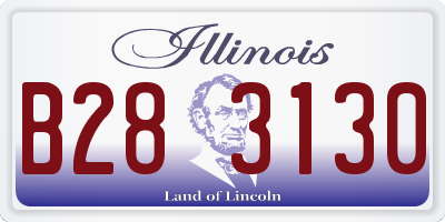 IL license plate B283130