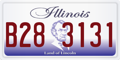 IL license plate B283131