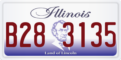 IL license plate B283135