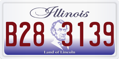 IL license plate B283139