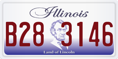 IL license plate B283146