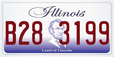 IL license plate B283199