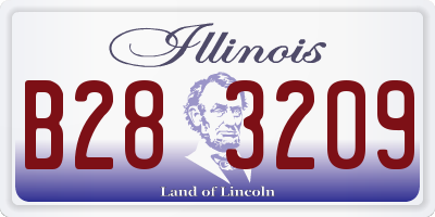 IL license plate B283209