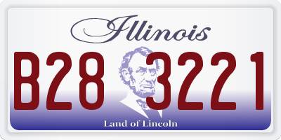IL license plate B283221