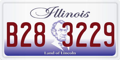 IL license plate B283229