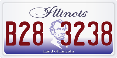 IL license plate B283238