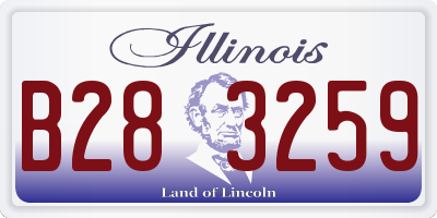 IL license plate B283259