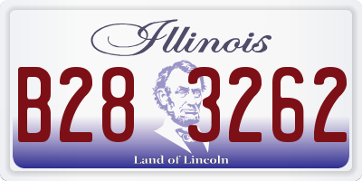 IL license plate B283262