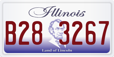 IL license plate B283267