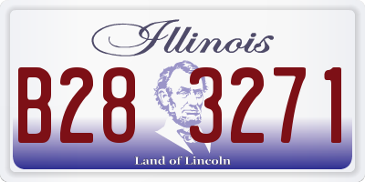 IL license plate B283271