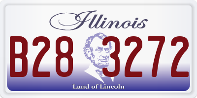 IL license plate B283272