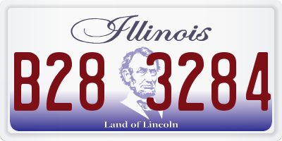 IL license plate B283284