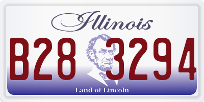 IL license plate B283294