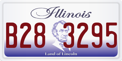 IL license plate B283295