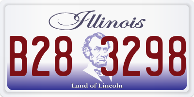 IL license plate B283298
