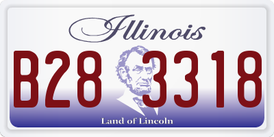 IL license plate B283318