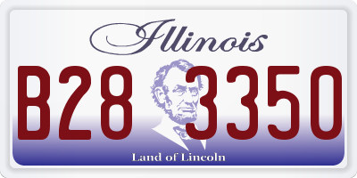 IL license plate B283350