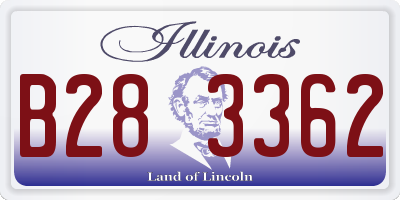 IL license plate B283362