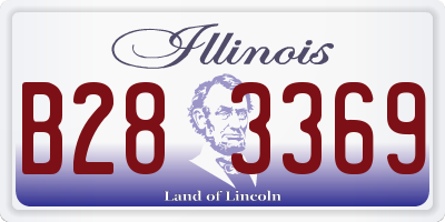 IL license plate B283369