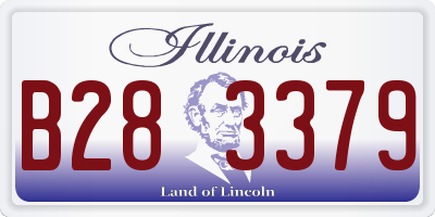 IL license plate B283379