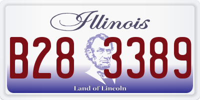 IL license plate B283389