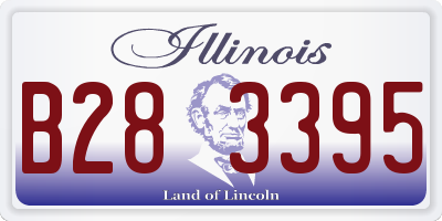 IL license plate B283395