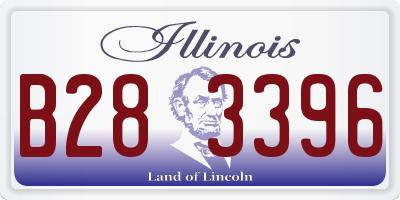 IL license plate B283396