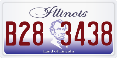 IL license plate B283438