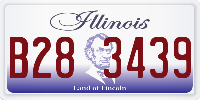 IL license plate B283439