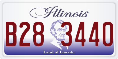 IL license plate B283440