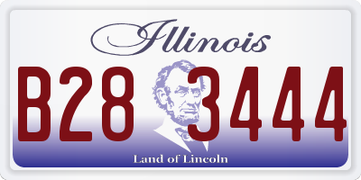 IL license plate B283444