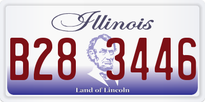 IL license plate B283446