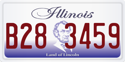 IL license plate B283459