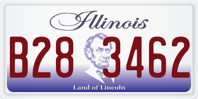 IL license plate B283462