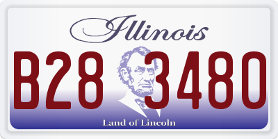 IL license plate B283480