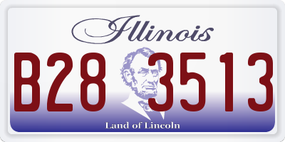 IL license plate B283513