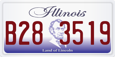 IL license plate B283519