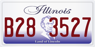 IL license plate B283527