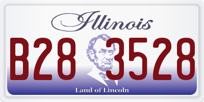 IL license plate B283528