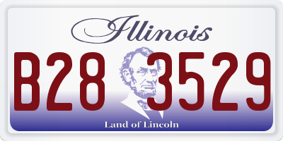 IL license plate B283529