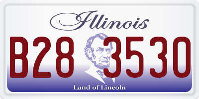 IL license plate B283530