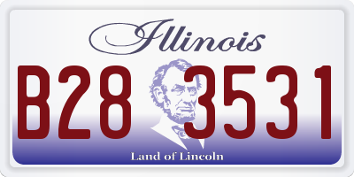 IL license plate B283531