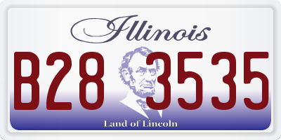 IL license plate B283535