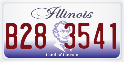 IL license plate B283541