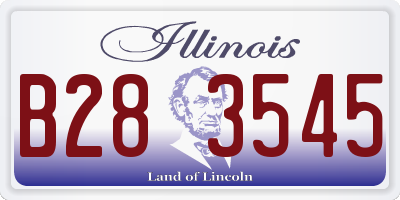 IL license plate B283545